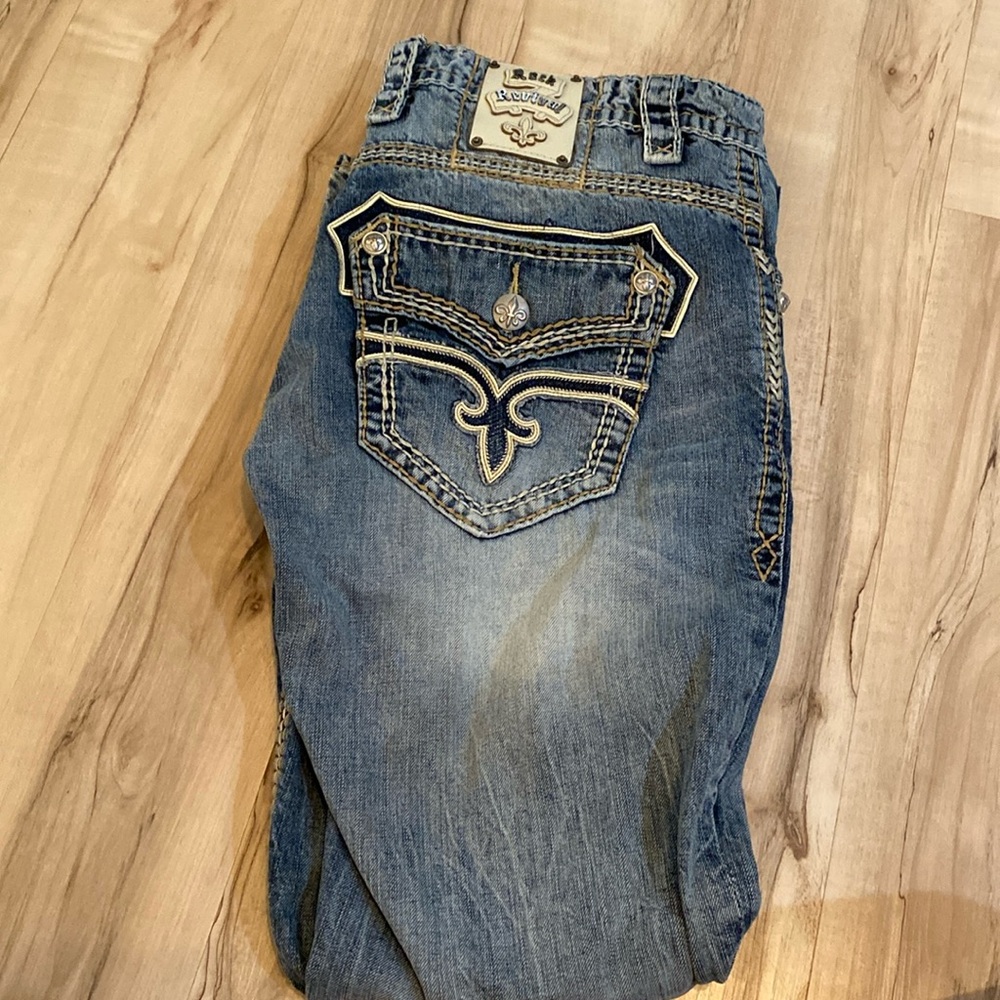 Rock Revival Dan relaxed straight size 34 excellent condition